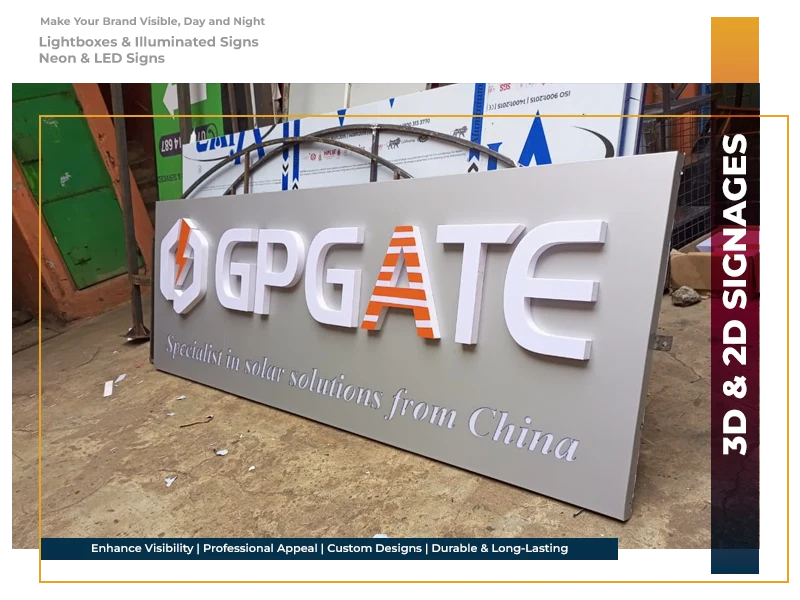 3D & 2D Signage
