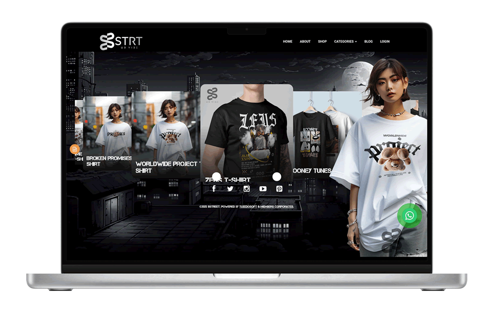 8street Fashion website